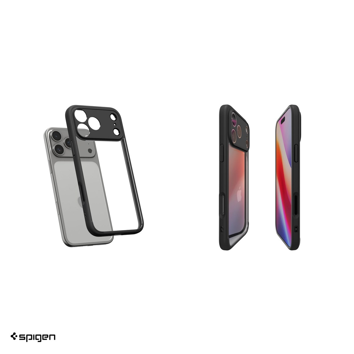 Husa Spigen Ultra Hybrid pentru iPhone 17 Pro, Carcasa, Negru [5]