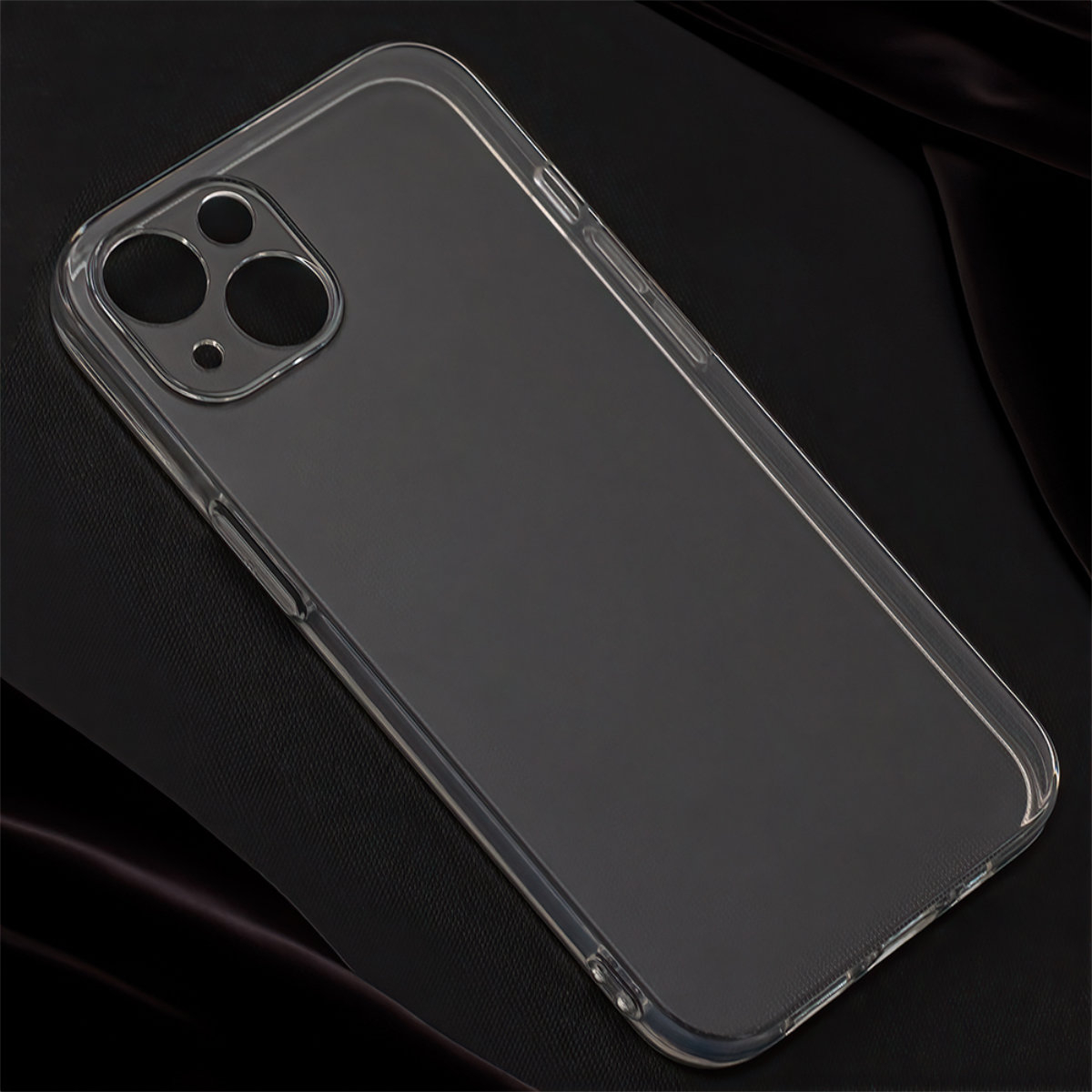 Husa subtire 2 mm, compatibila cu iPhone 12 Pro Max, din TPU flexibil, personalizabila, aspect solid, transparenta [2]