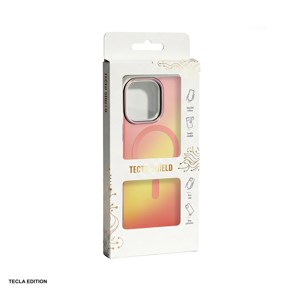 Husa Tecto Shield Aurora pentru Apple iPhone 11, Carcasa magnetica, Roz [6]