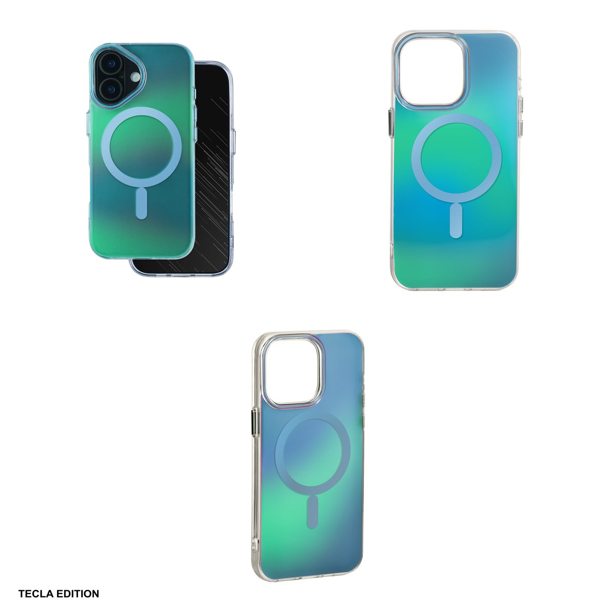 Husa Tecto Shield Aurora pentru Apple iPhone 16, Carcasa magnetica, Albastru [4]