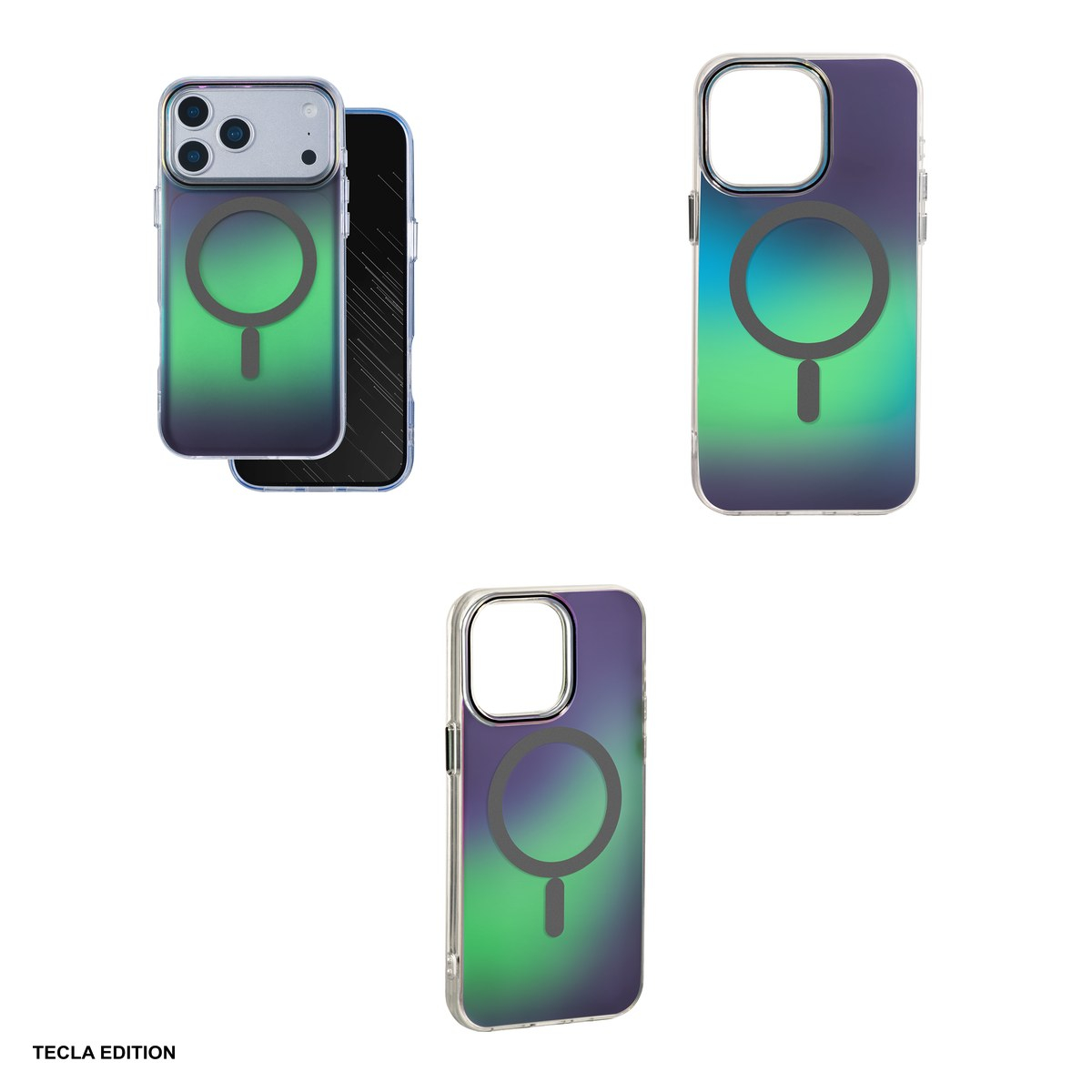 Husa Tecto Shield Aurora pentru Apple iPhone 17 Pro, iPhone 18 Pro, Carcasa magnetica, Gri [4]