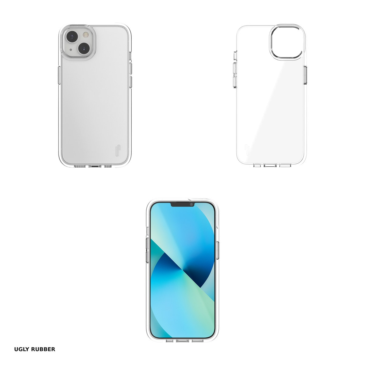 Husa Ugly Rubber Pure pentru Apple iPhone X, iPhone XS, Carcasa, Transparent [4]