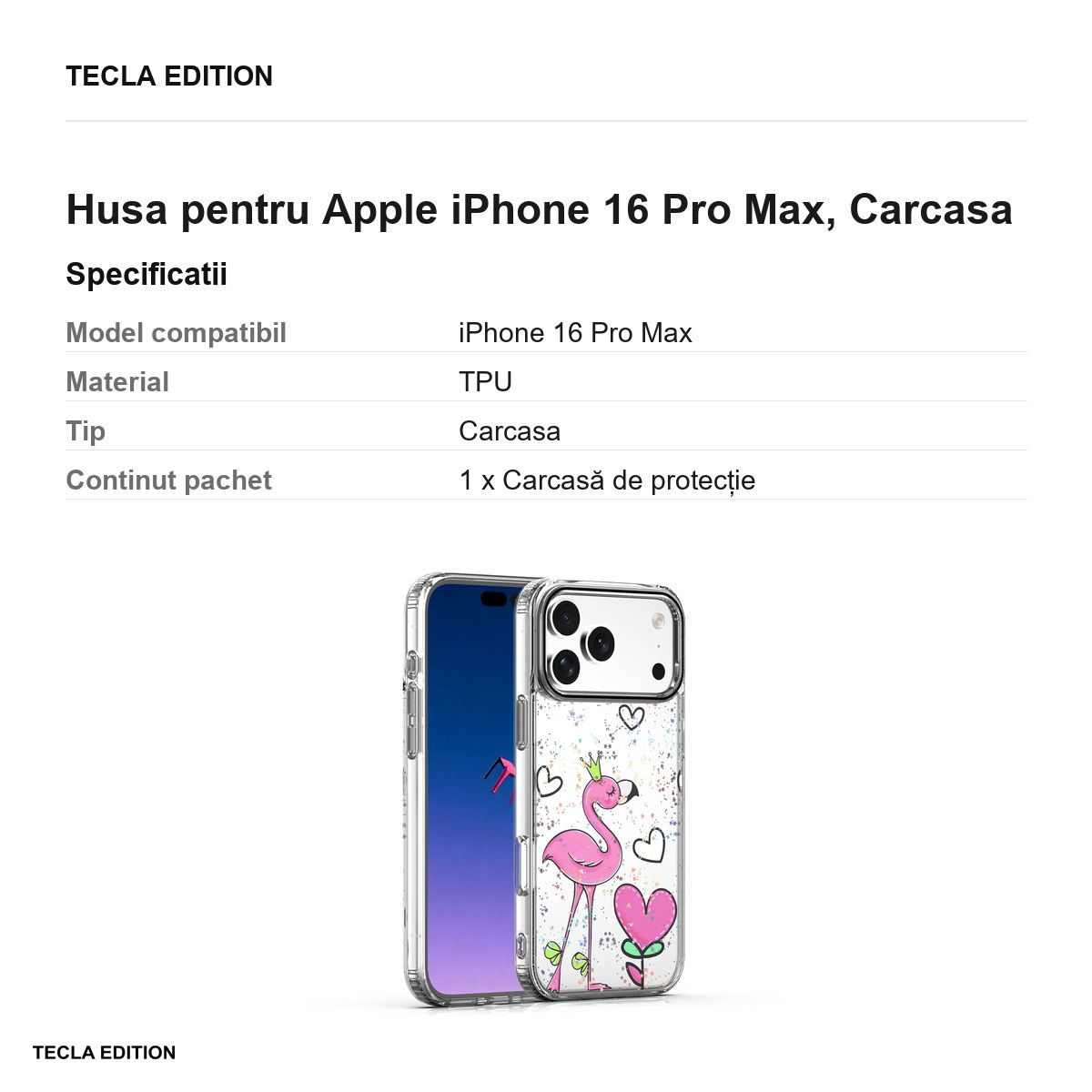 Husa Ultra Trendy Love 2 pentru Apple iPhone 16 Pro Max, Carcasa, Imprimeu [5]