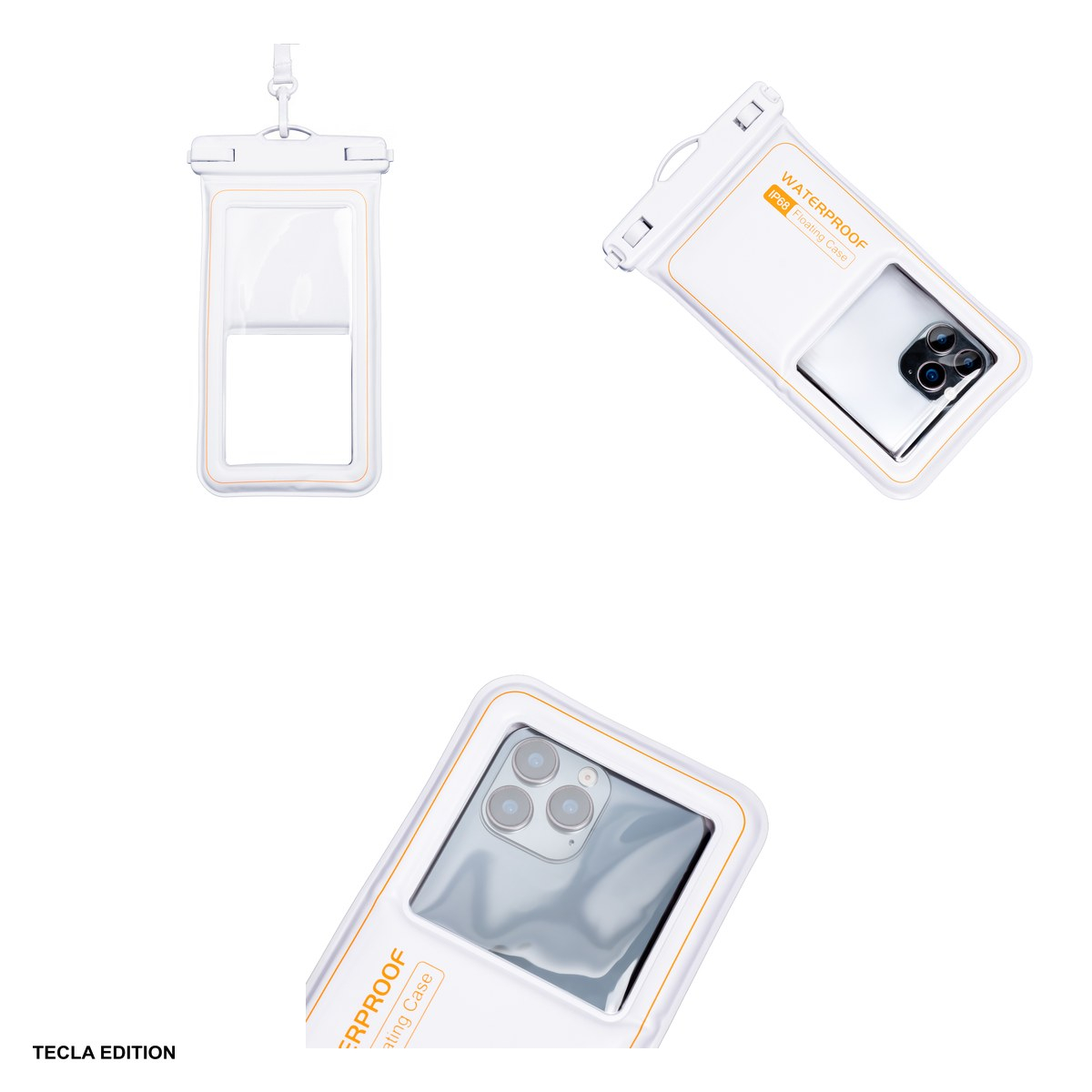 Husa universala Waterproof floating, Carcasa, Alb [4]