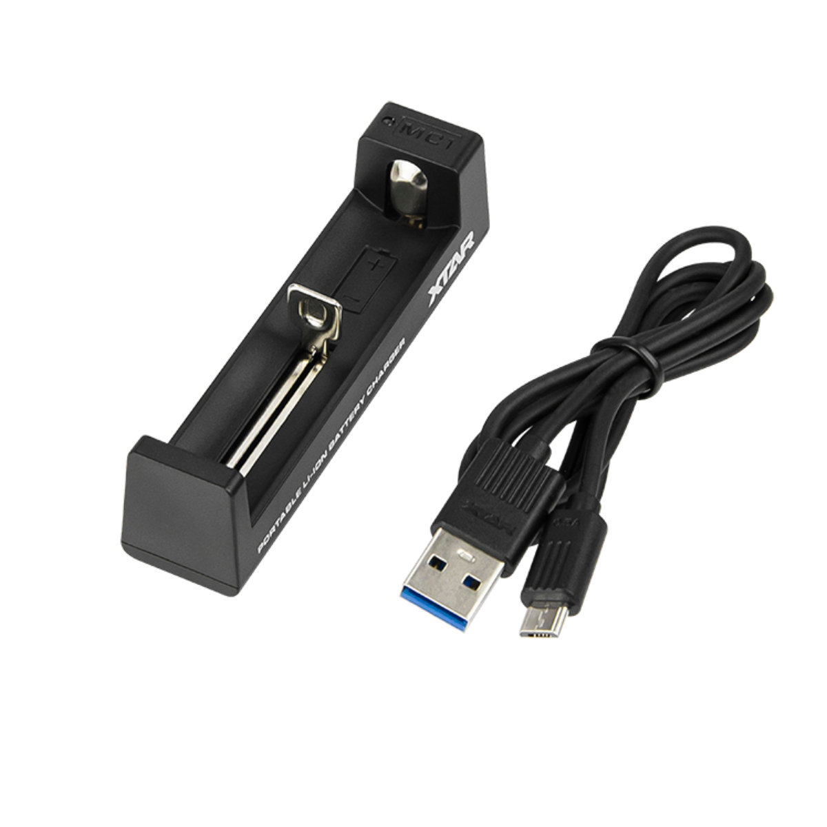 Incarcator acumulatori Li-Ion 1 x tip 18650, XTAR MC1 32648, cablu 81cm, negru [3]