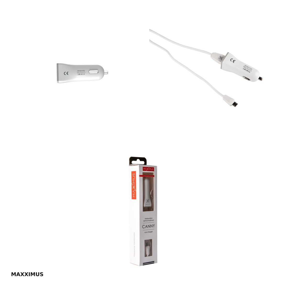 Incarcator auto Maxximus, 1 A, cu cablu microUSB [4]