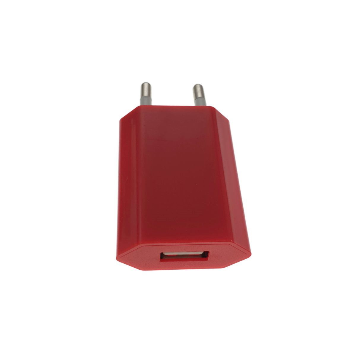 Încărcător de perete,adaptor de alimentare USB,1000 mA, rosu [4]