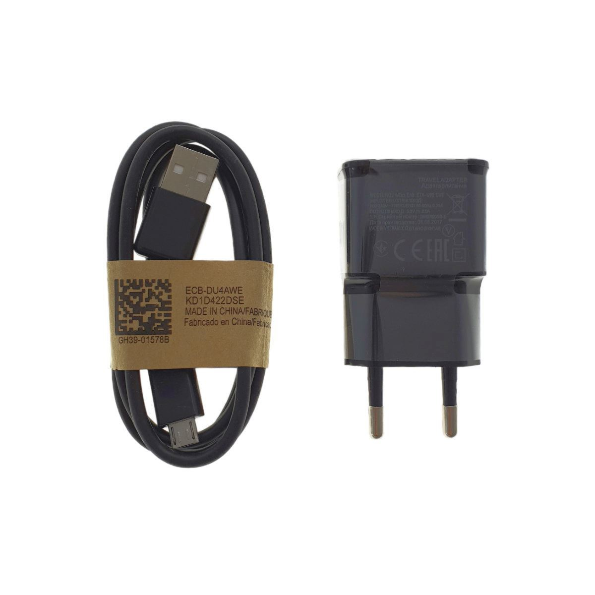 Încărcător de perete,cu cablu de alimentare microUSB,5V 2A,negru [5]