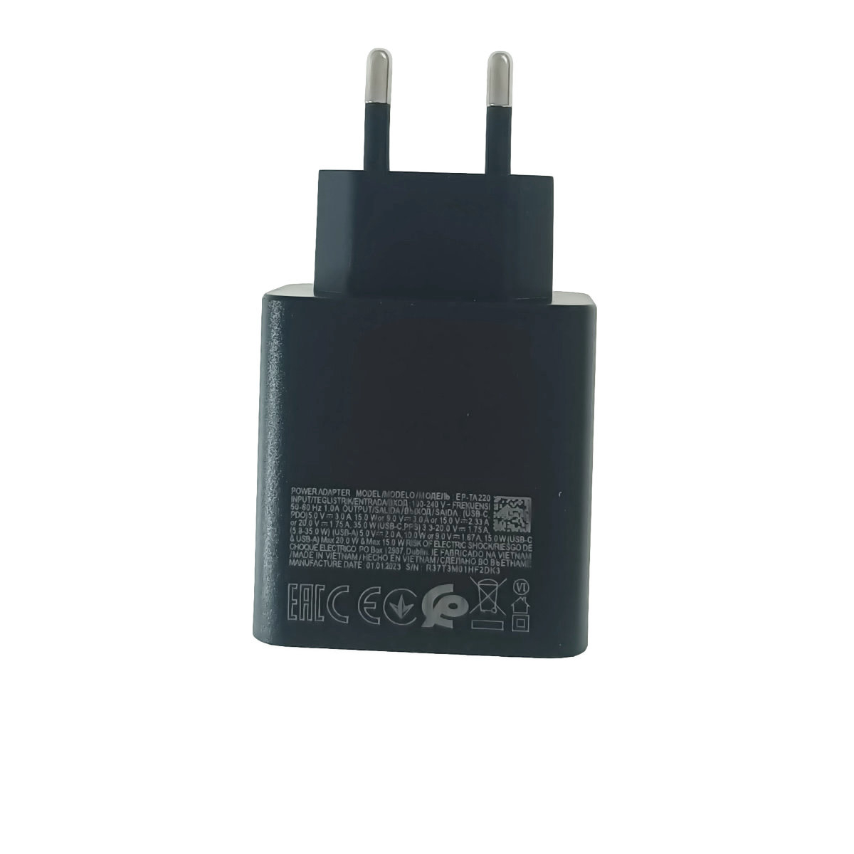 Incarcator retea 35W cu port USB-C si USB-A, S22-5G, PD, negru [4]