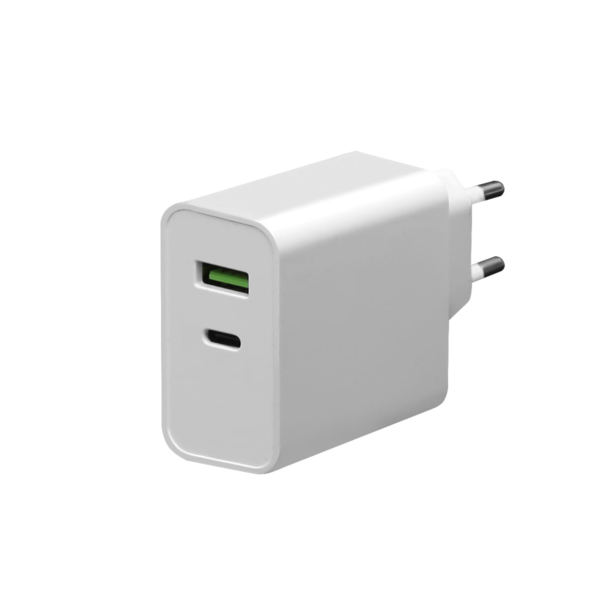 Incarcator retea 45W , Platinet 45482, QC3.0 PD3.0 , porturi 1 x USB si 1 x USB tip C, intrare curent 100 - 240 V, alb [6]