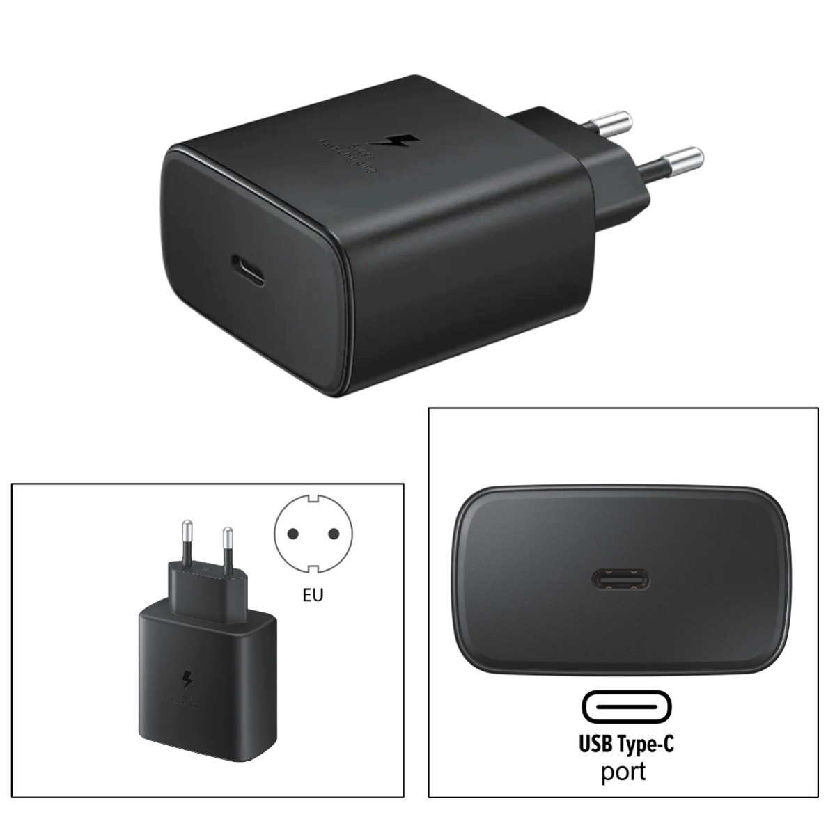 Incarcator Super Fast Travel Charger, 45W, USB-C, pentru Samsung, EP-TA845, negru [3]