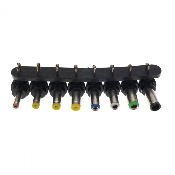 Incarcator universal la retea si auto , 100W 12-24V, cu port USB 5V 1A si 8 conectori [3]