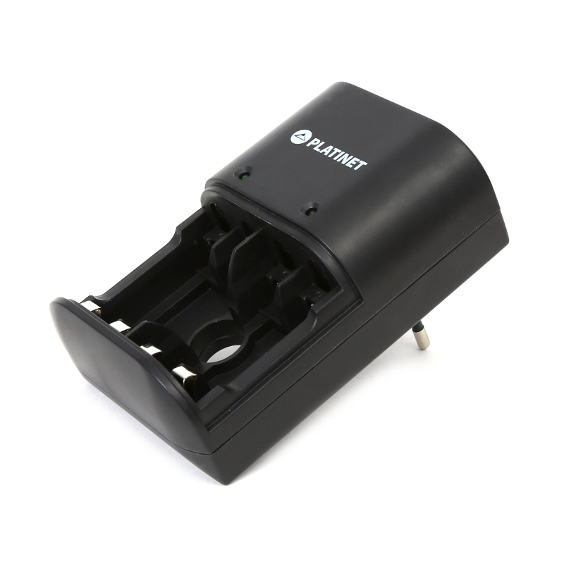 Incarcator Universal Platinet +4XAcumulator HR6(AA) 2000 maH negru - PACR64 [2]