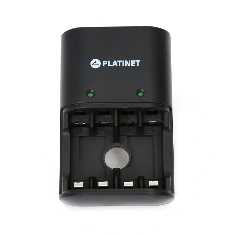 Incarcator Universal Platinet +4XAcumulator HR6(AA) 2000 maH negru - PACR64 [3]