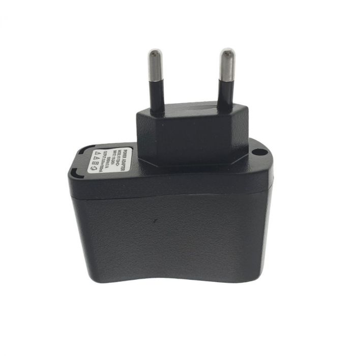 Incarcator USB KY-728,la priza retea EU,o iesire USB 5V 1A,negru [3]
