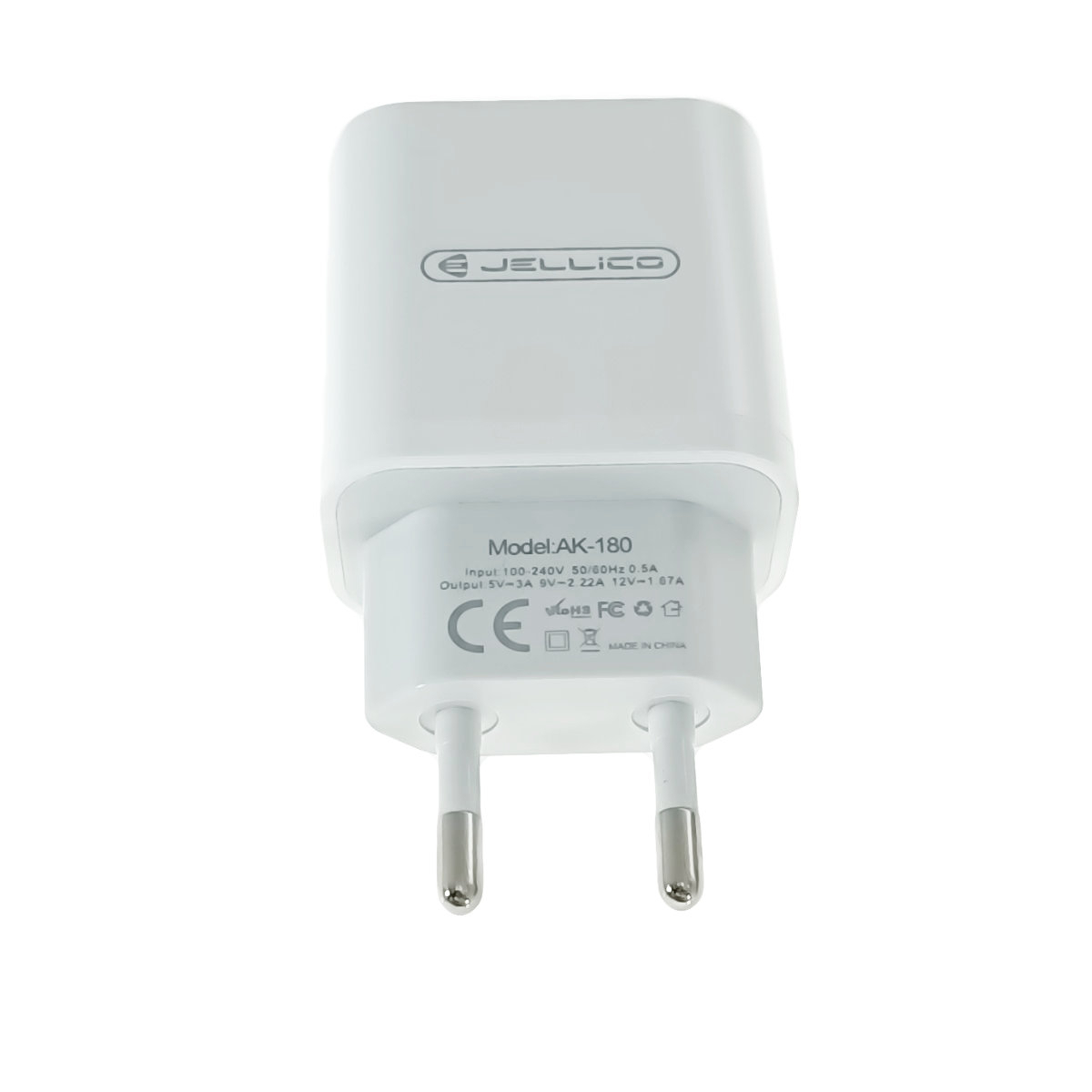 Incarcator USB Tip C la priza Euro, PD 20W, Jellico AK180 04227, Fast Charging, 100-240V, alb [3]