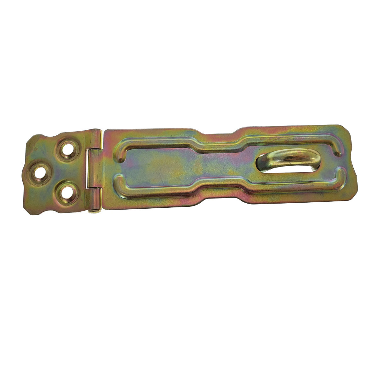 Incuietoare aplicata, cu ochi de blocare pentru inchidere cu lacat, 145x37mm, zincata [2]