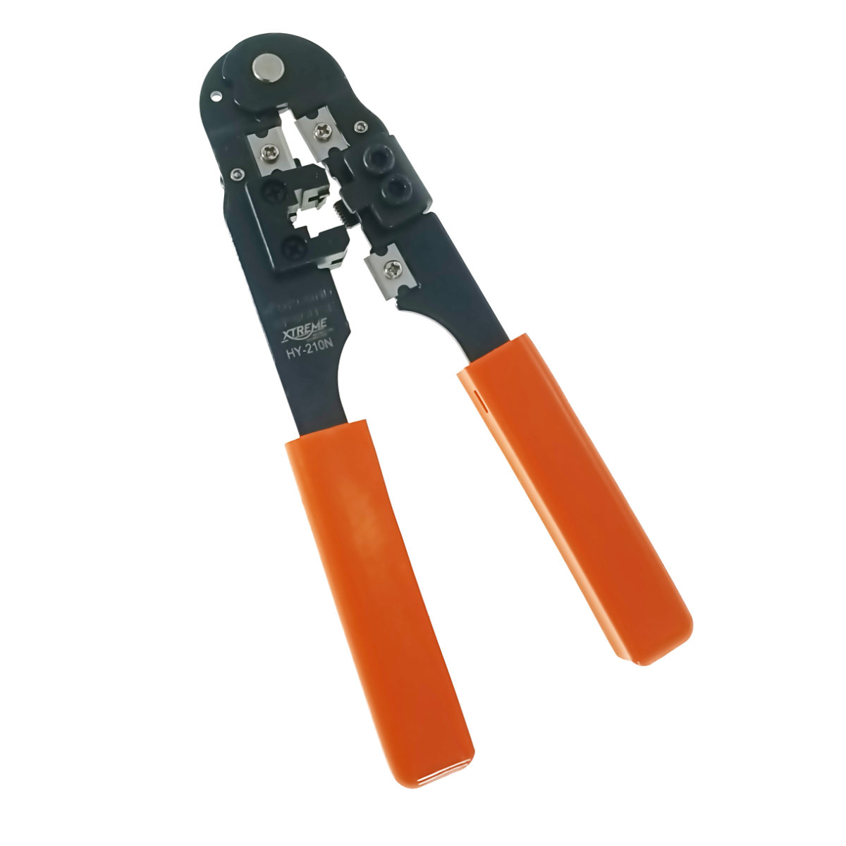 Instrument de sertizare pentru mufe 8p8c, Xtreme HY-210N 00594, portocaliu cu negru [1]