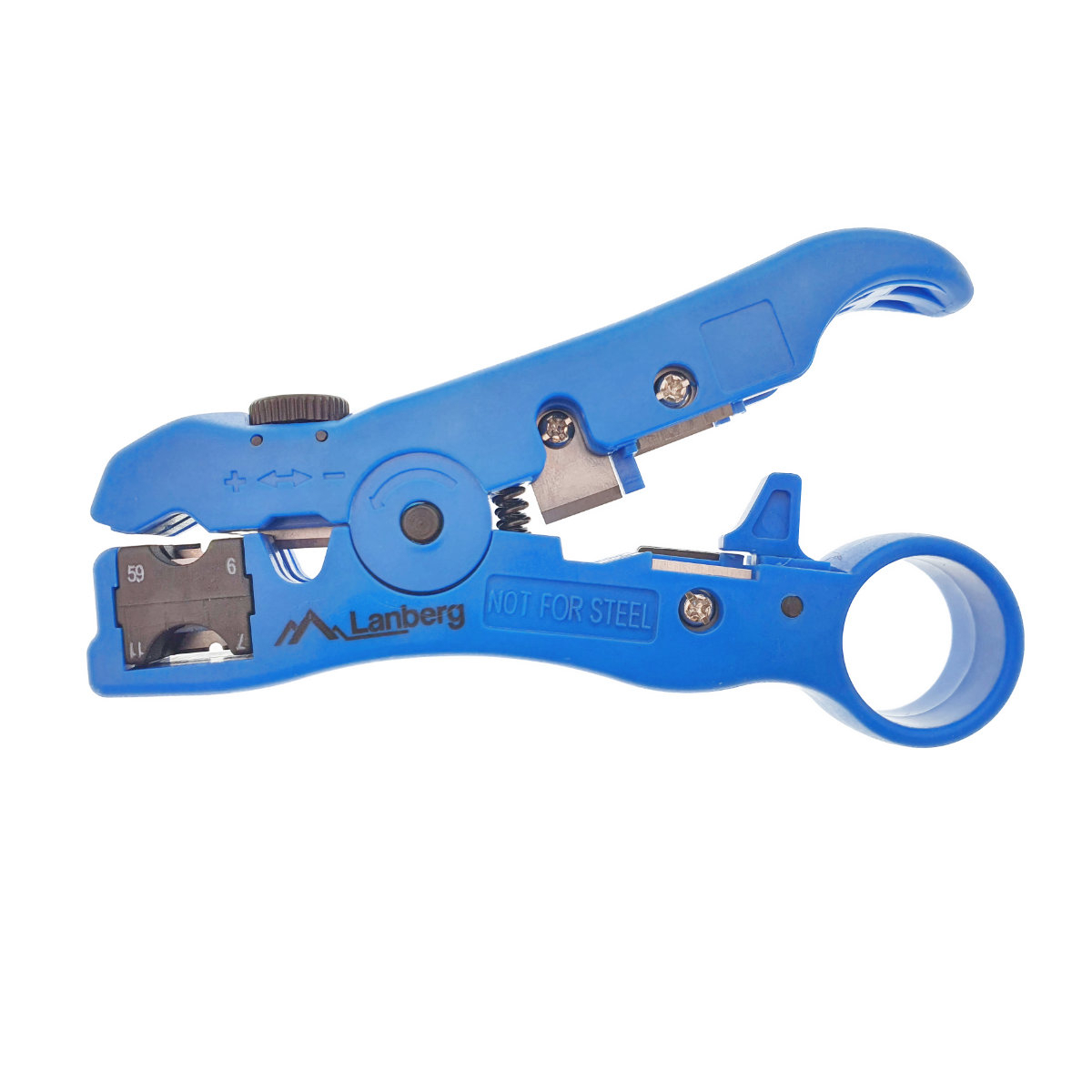 Instrument universal pentru indepartarea izolatiei, Lanberg 41824 Stripping Tool, cu reglare, pentru cabluri de date, UTP si STP [5]