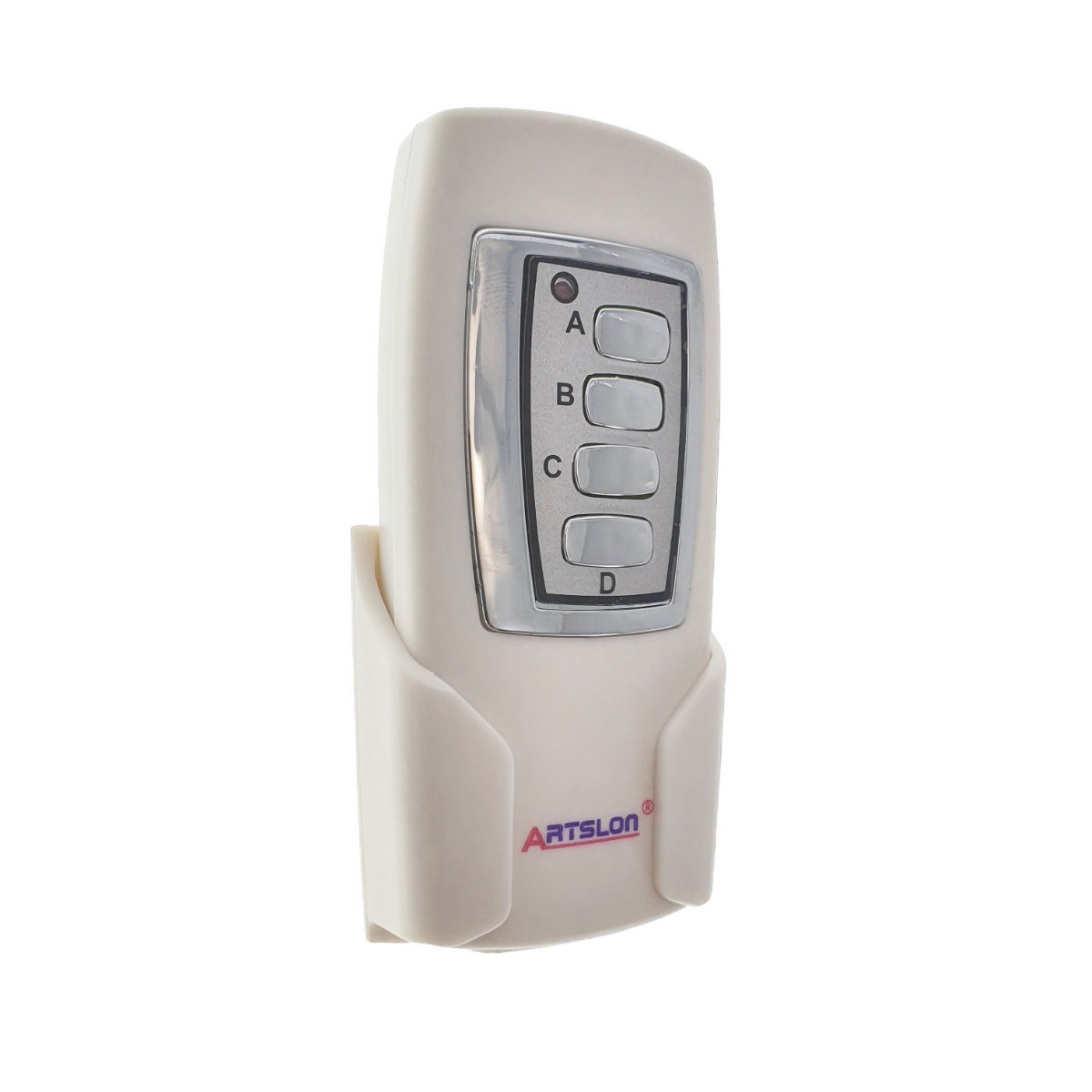 Intrerupator digital cu 4 butoane si telecomanda cu raza de 50m, alb [9]