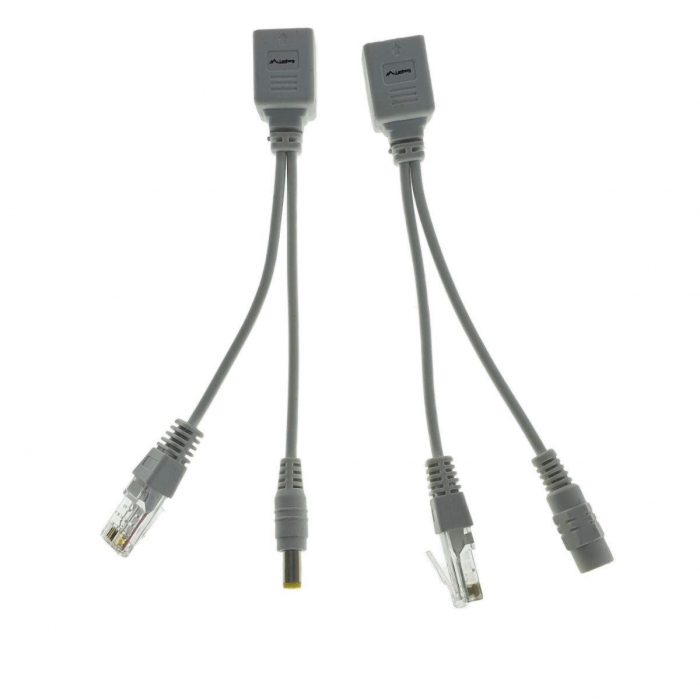 Kit UTP pasiv cu injector PoE, Lanberg 42148, energie si transfer de date, alb [4]
