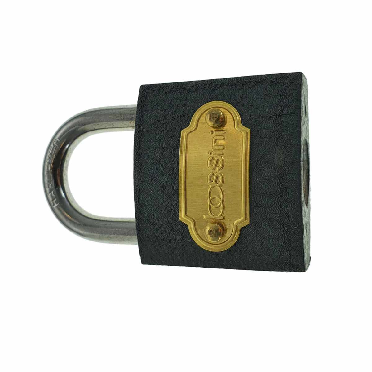 Lacat Bossini 11408, 3 chei incluse, inchidere automata prin apasare, culoare neagra [4]
