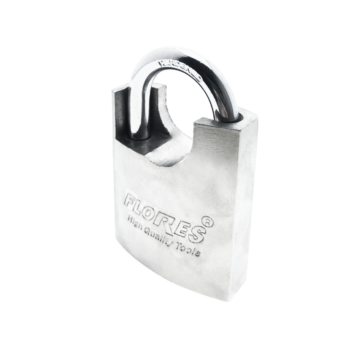 Lacat din inox, cu 3 chei stea, 50 mm, Flores FS-11430, otel durificat, argintiu [1]
