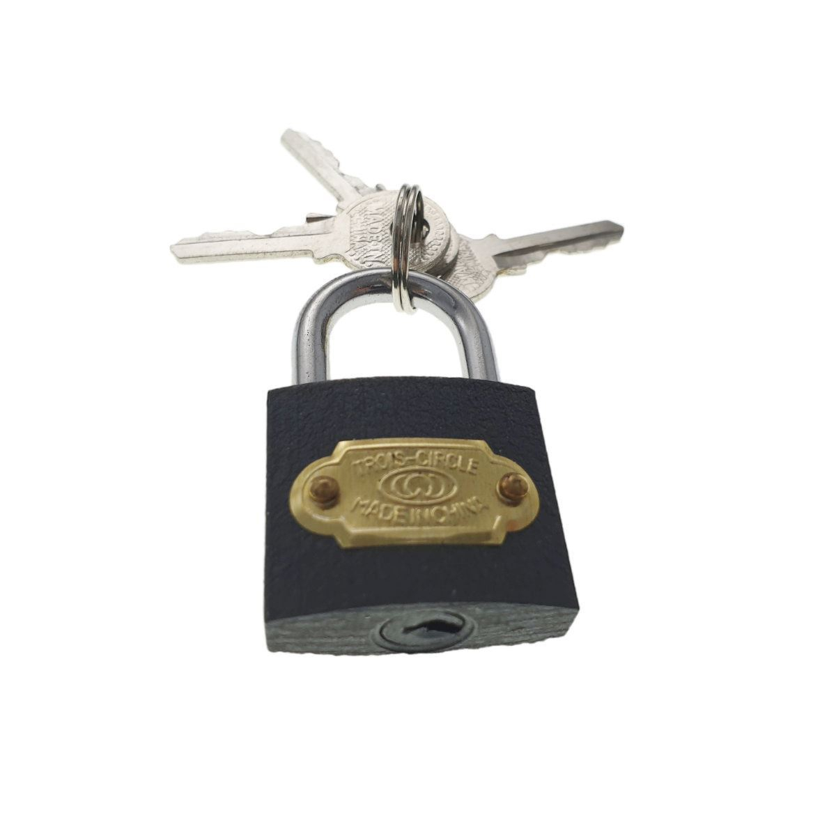 Lacat Trois Circle LC32,din otel,32mm,3 chei, gri [10]