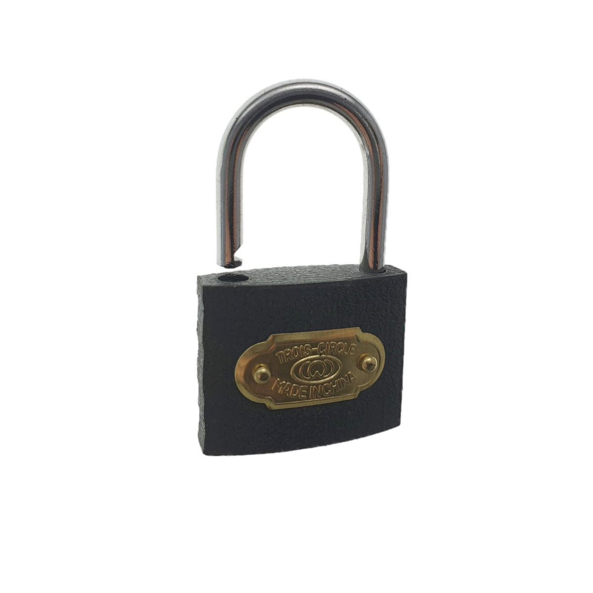 Lacat Trois Circle LC38,din otel,38mm,3 chei, gri [7]