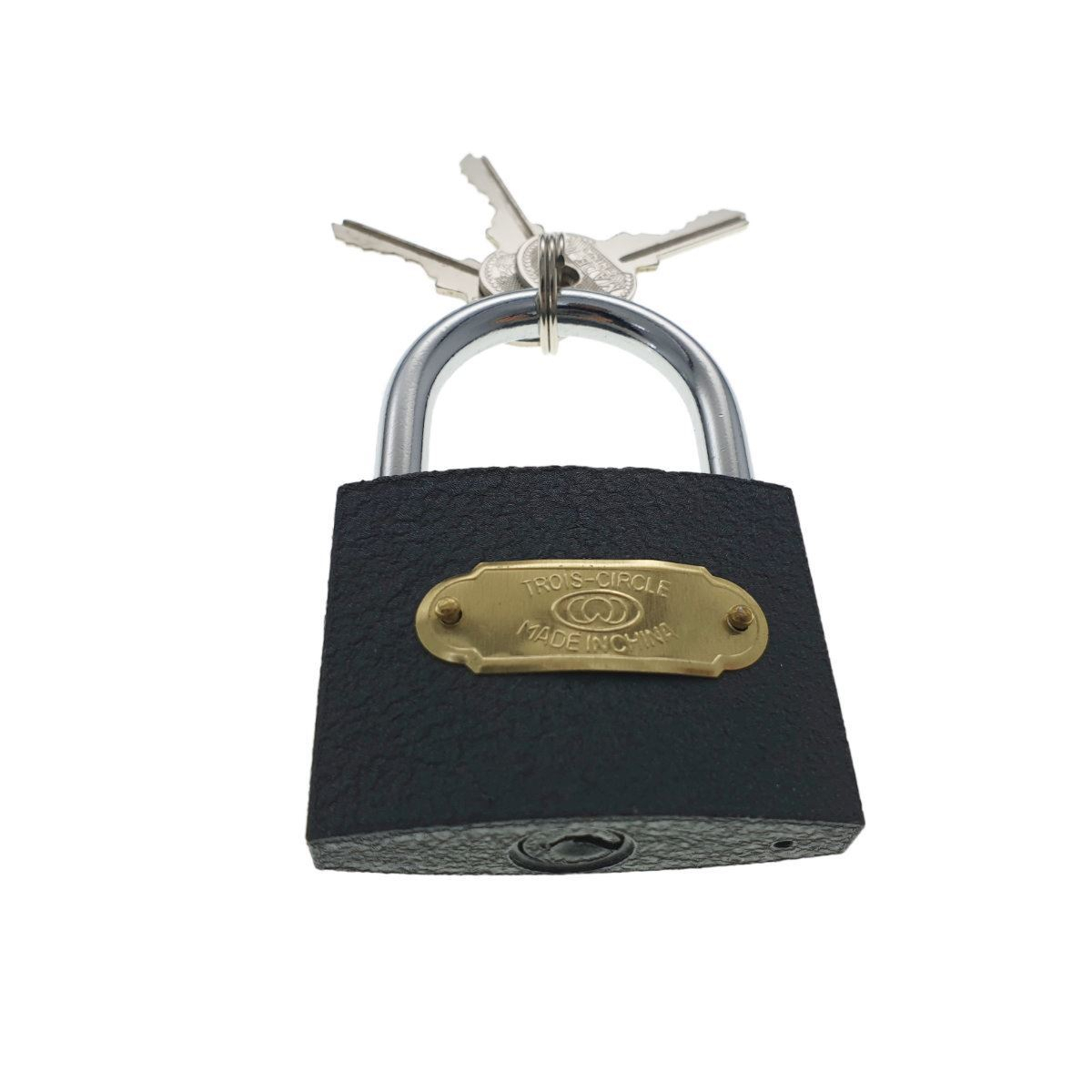Lacat Trois Circle LC63,din otel,63mm,3 chei, gri [6]