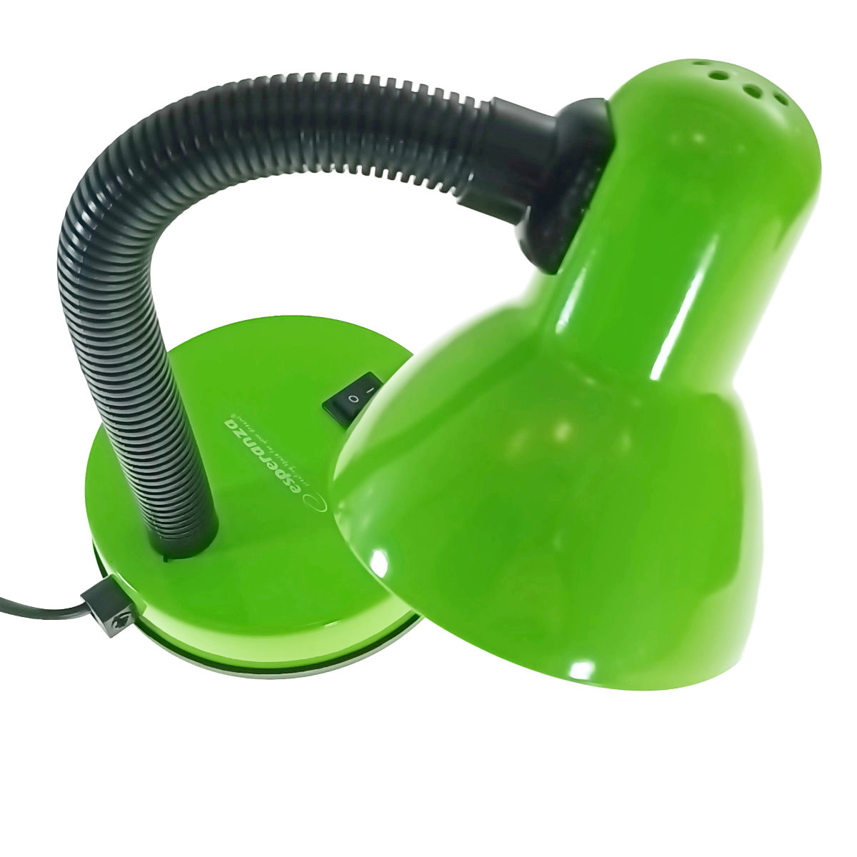 Lampa de birou cu brat flexibil, Esperanza Vega 94377, 31cm inaltime, dulie E27, verde [5]
