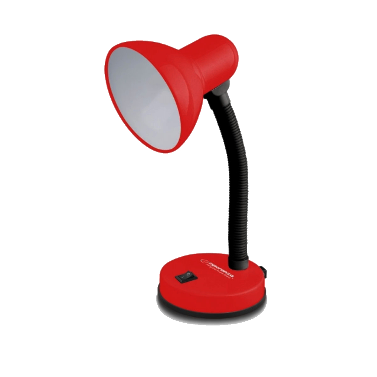 Lampa de birou cu brat flexibil, Esperanza Vega 94379, 31cm inaltime, dulie E27, rosie [1]