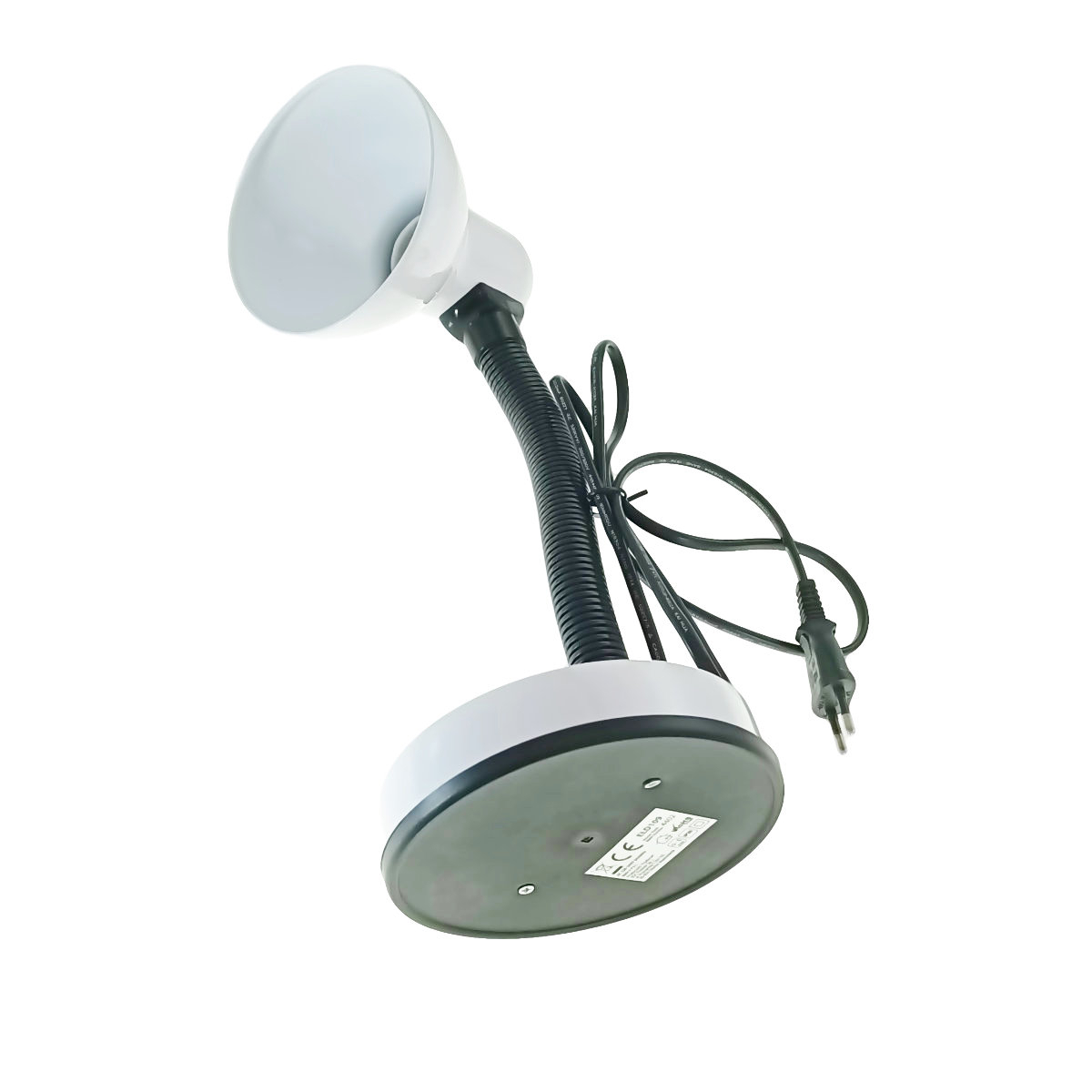 Lampa de birou cu brat flexibil, Esperanza Vega 94380, 31cm inaltime, dulie E27, alba [4]