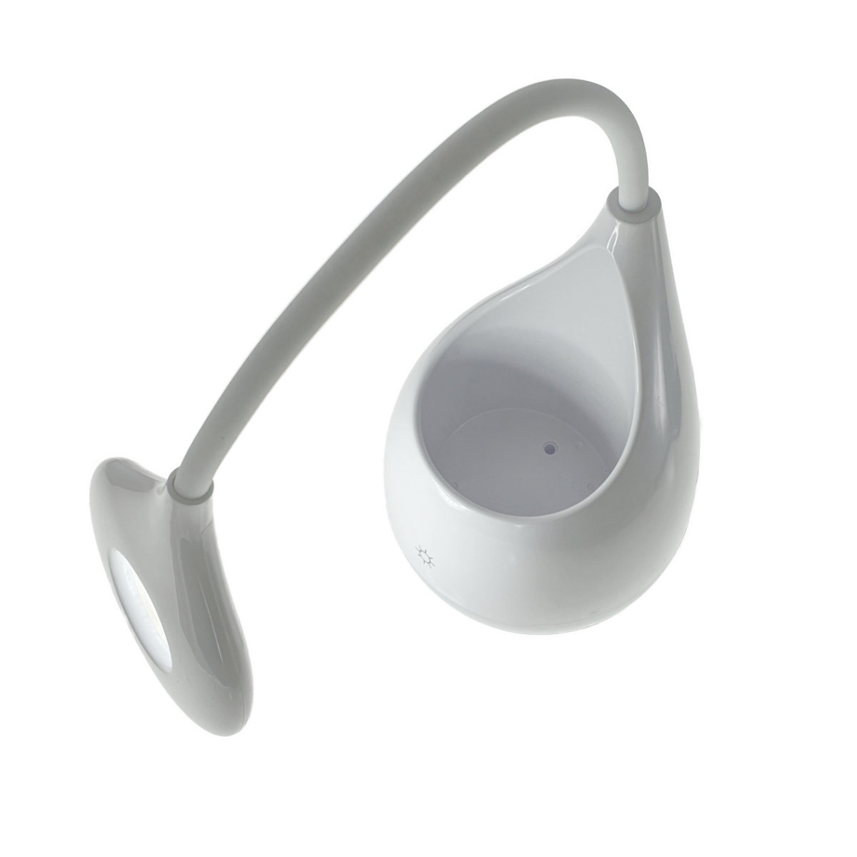 Lampa Led 5W, de birou, Platinet 45211, cu acumulator 2000mAh, cu suport accesorii, 500x120x120mm, ABS, alba [11]