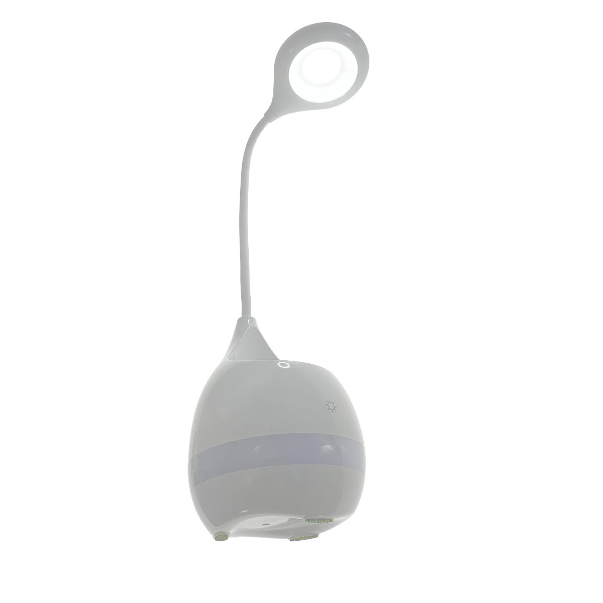 Lampa Led 5W, de birou, Platinet 45211, cu acumulator 2000mAh, cu suport accesorii, 500x120x120mm, ABS, alba [5]