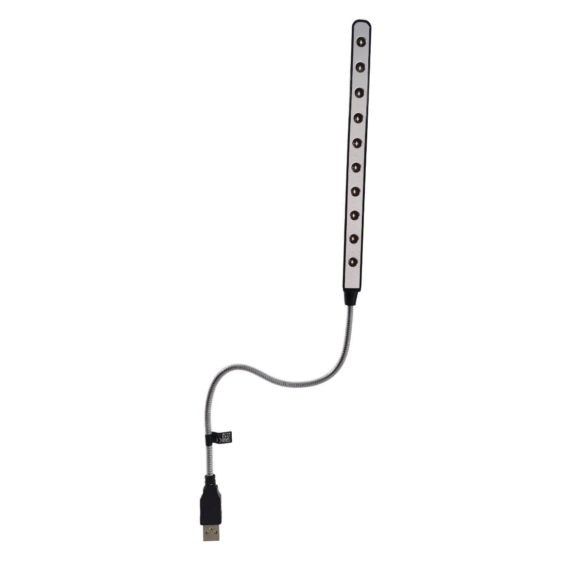 Lampa LED Esperanza EA148, flexibila, conector USB Tip A, argintie cu negru [8]