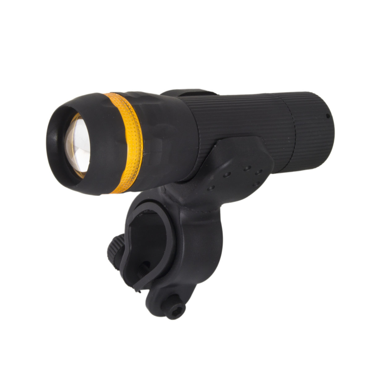 Lampa Led frontala pentru bicicleta, 1W, 100 lumeni, Esperanza Sadr, zoom reglabil, 3 x AAA, negru cu galben [2]