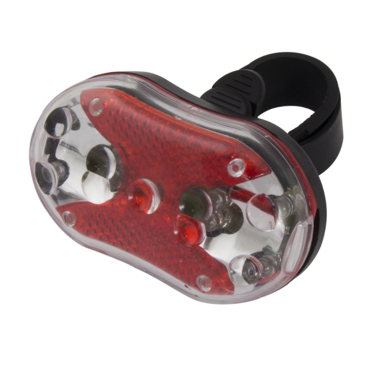 Lampa spate bicicleta, Esperanza Seginus, 9 LED-uri, 7 moduri iluminare, culoare rosu, rezistenta la umezeala [1]