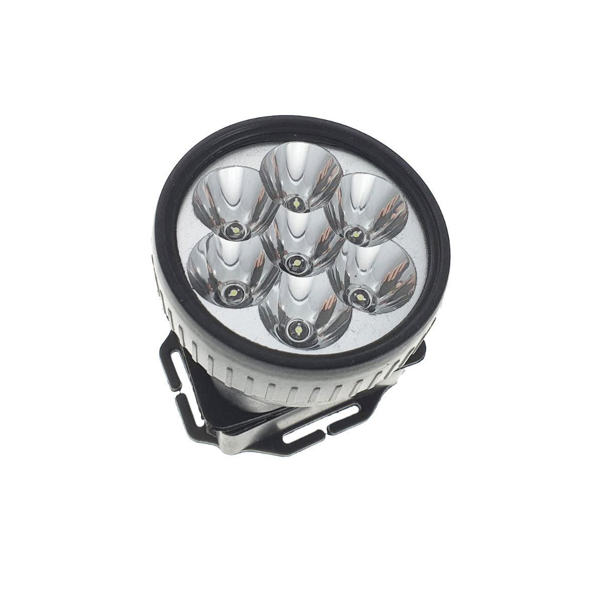 Lampa universala cu 7 Led, 3 x AA, 70x73x68mm, din plastic, neagra [2]