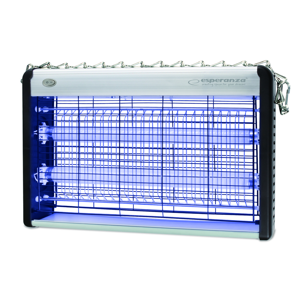 Lampa UV anti - insecte, 20W, Esperanza Hunter, tensiune interioara 2200 V, acoperire 80 mp [1]