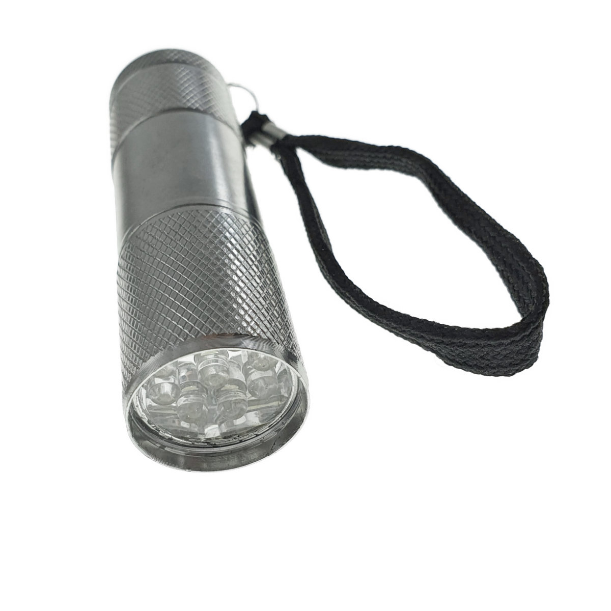 Lanterna cu 9 led-uri, Esperanza 91586 ALTAIR , corp aluminiu, lungime 90mm, 3xAAA , argintie [6]