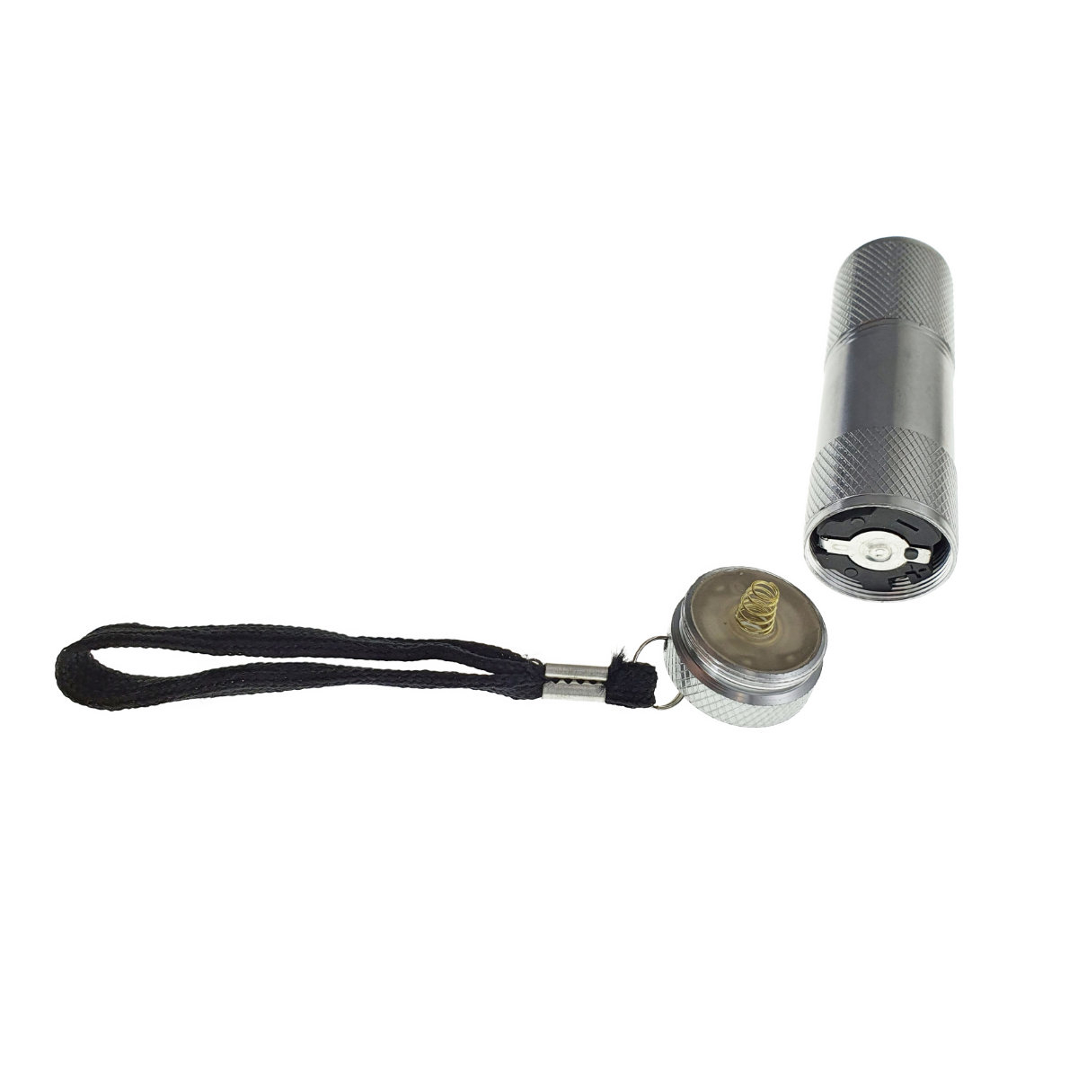 Lanterna cu 9 led-uri, Esperanza 91586 ALTAIR , corp aluminiu, lungime 90mm, 3xAAA , argintie [9]
