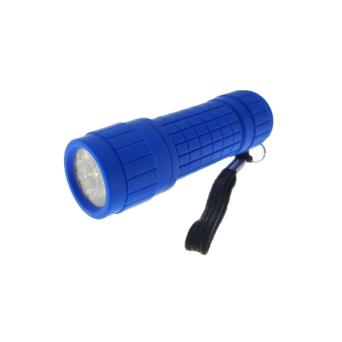 Lanterna cu 9 led-uri, Lamex 72826, cu prindere anti-alunecare, 100x30mm, 3xAAA, albastra [5]