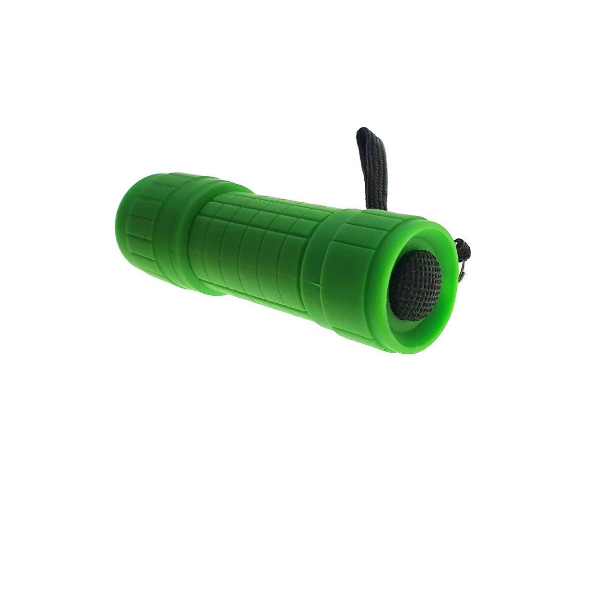 Lanterna cu 9 led-uri, Lamex 72826, cu prindere anti-alunecare, 100x30mm, 3xAAA, verde [5]