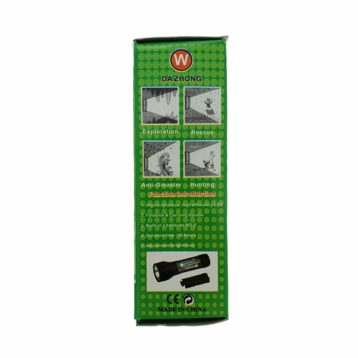 Lanterna led 11 cm, neagra [6]