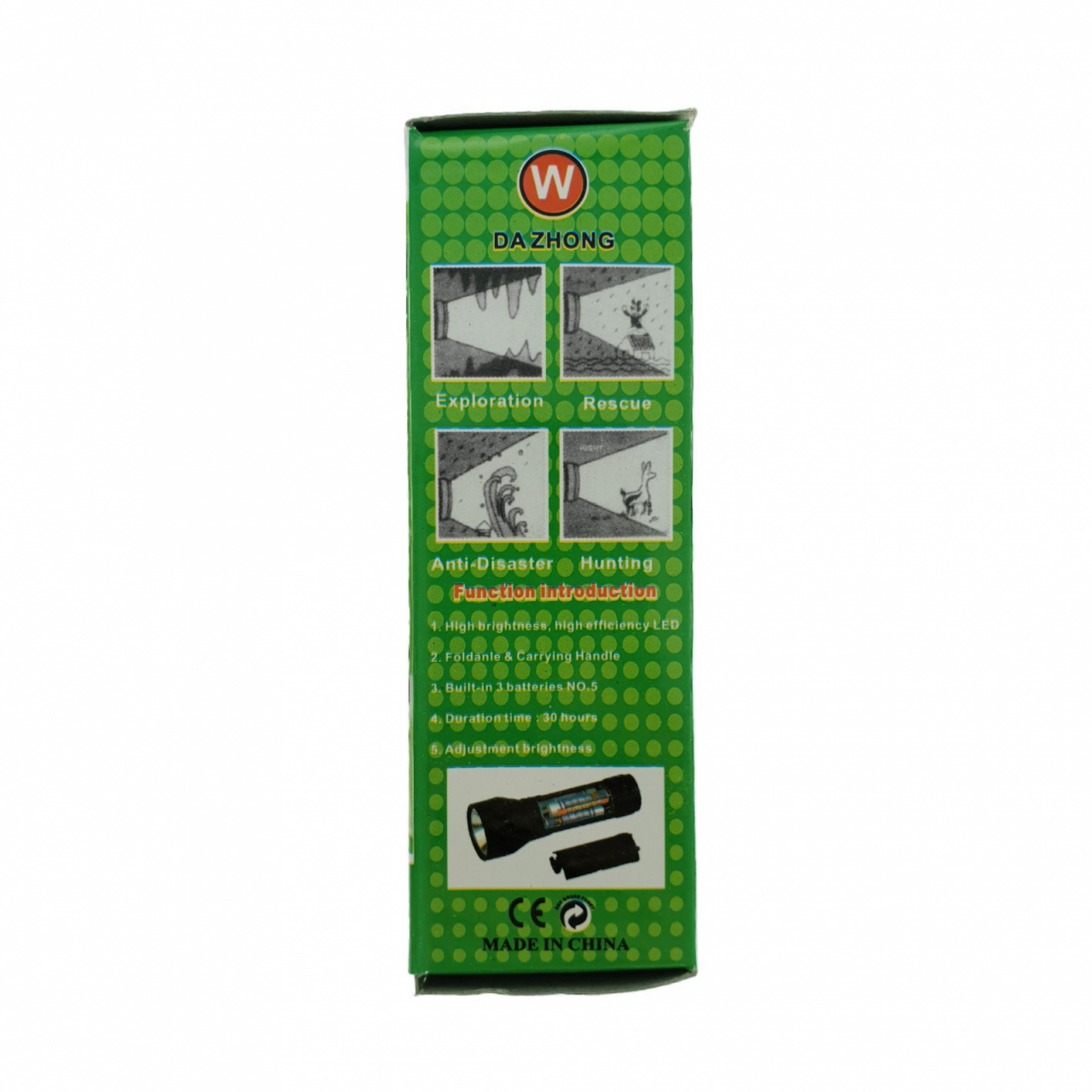 Lanterna led 11 cm, neagra [13]