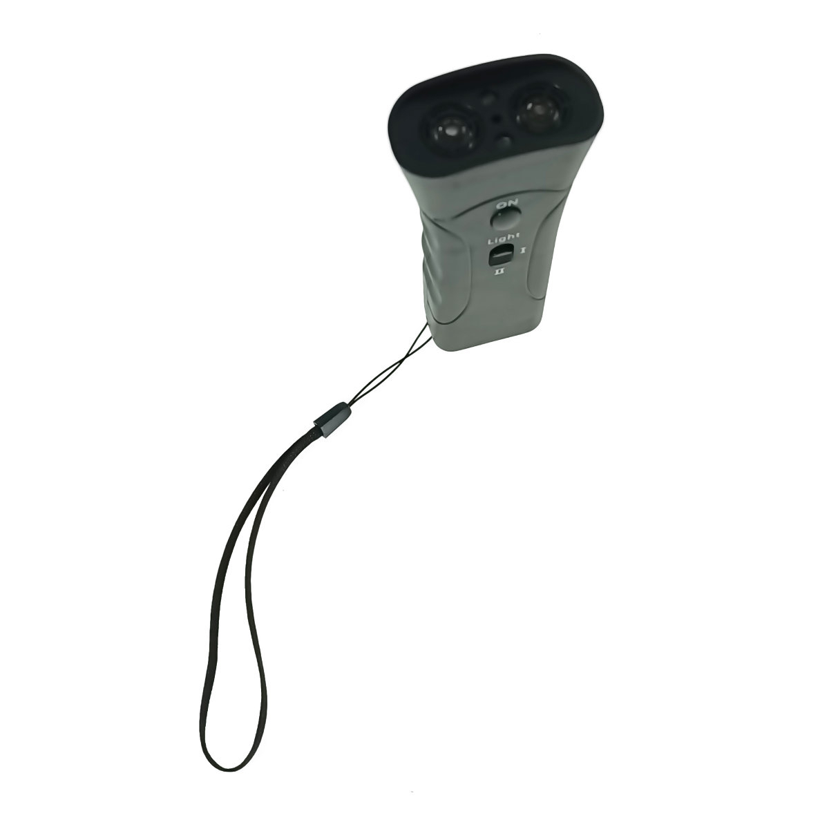 Lanterna LED cu aparat ultrasunete pentru caini, 2xLED, cu agatatoare, antrenament si protectie, neagra [6]