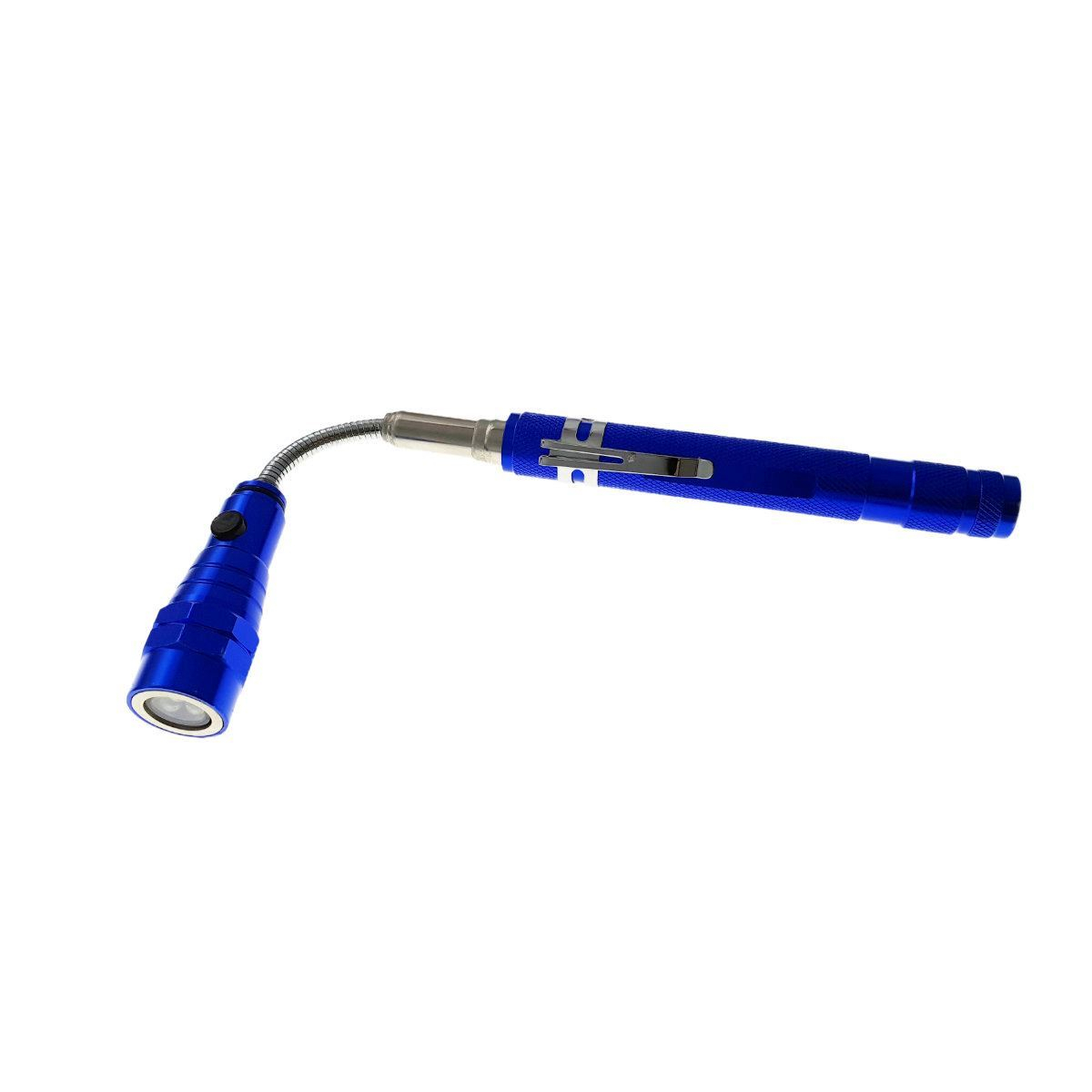 Lanterna Led telescopica,instrument magnetic de ridicare,cu cap flexibil,albastra [1]