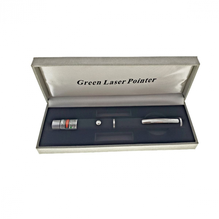 Laser pointer LPG-01,unda verde,putere 5mW,negru [4]