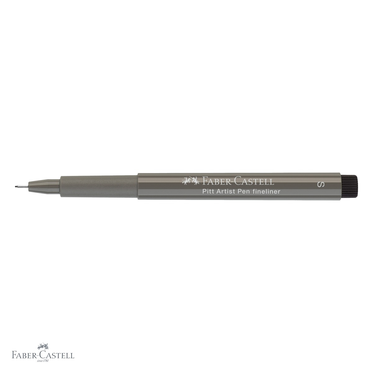 Liner Faber-Castell Pitt Artist Pen, varf S 0.3 mm, cerneala rezistenta, gri cald IV, pentru desen si ilustratie [4]